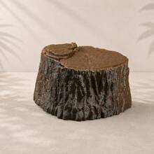 Realistic Tree Stump Reptile Hide, Tank And Aquarium Decoration, Faux Wood Cave Habitat, Amphibian Hiding Decor, Suitable For Geckos, Lizards, Turtles And Fish Tanks (Image For Reference Only, Please Refer To Actual Product Color) - View 4