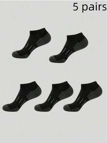 5/10/20 Pairs Sweat-Absorbing Socks And Sports Socks - Multicolor - View 5