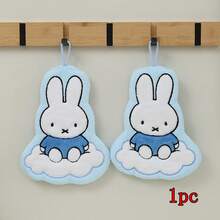 1pc Miffy Rabbit Hand Towel, Cute Hanging Kitchen Towel, Soft And Absorbent, Suitable As A Small Gift For Fans, Family And Friends - Multicolor - View 9