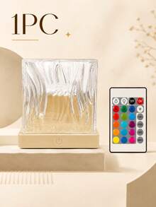 Romantic Water Ripple Or Aurora Light, RGB Touch Lamp, Bedroom Decor, 16 Colors, USB Powered - RGB Multi-color Light - View 14