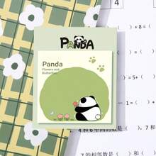 1pc Cute Cartoon Panda Pattern Sticky Notes, Writable Self-Adhesive Mini Notepad, Portable Memo Paper Suitable For School, Office, Home, DIY Scrapbook Diary To-Do List Page Marking, Cute Gift For Panda Lovers And Students - one-size - View 17