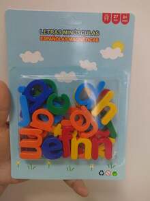 27 Spanish Alphabet Material Spelling Drawing Templates, Suitable For School Classroom Teaching, New Year Gift Christmas Halloween Recommended, School Learning Supplies, Teaching Aid Tools, Educational Materials, Interactive Learning, Reusable Materials, Spanish Alphabet, Home Education, Students, Back To School Season - Spanish - View 6