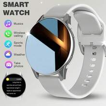 Smartwatch con llamadas/marcación inalámbrica, múltiples modos deportivos, recordatorio y rechazo de llamadas, notificación de SMS, fondo de pantalla personalizable, compatible con iOS/Android - Multicolor - Ver 12