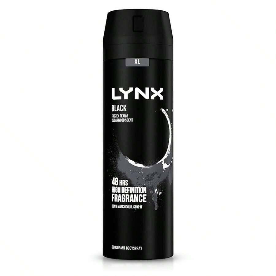 Lynx Deodorant XL Body Spray Black 200ml - Multi Scents - View 1