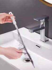 6pcs Washing Machine Drum Brush, Drain Cleaning Brush, Long Handle Cleaning Tool, Suitable For Bathroom And Kitchen Cleaning, Designed For Hard-To-Reach Areas, With Bristle Texture 1/3/6pcs - Multicolor - View 2