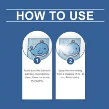 JUE-FISH Diamond Painting Sealing Spray, Daily Use For Diamond Painting Sealing And Craft Cleaning, Quick-Drying Transparent, Locks Diamonds And Prevents Falling, Anti-Yellowing And Enhances Gloss, Holiday Essential, Perfect Gift Choice - Liquid - View 6