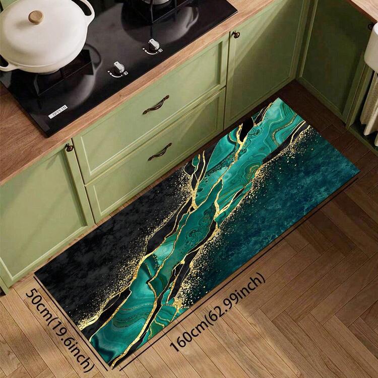 1 buah Keset Pengering Dapur Poliester, Keset Lantai Anti Selip, Menyerap Air, Cepat Kering, Keset Meja Wastafel Dapur, Keset Pintu Rumah, Keset Dekoratif Ruang Tamu, Kamar Tidur, Kamar Mandi, Keset Hewan Peliharaan, Hadiah Rumah Liburan - MultiWarna - View 8