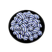 40 pezzi di perline in porcellana blu con base bianca, perline decorative per le vacanze, perline sciolte per fai-da-te alla moda - adatte per la creazione di gioielli fai-da-te creativi, design artigianale fatto a mano - perfette per progetti fai-da-te alla moda, vari assortimenti di perline per il design di gioielli - Multicolore - Visualizzare 7