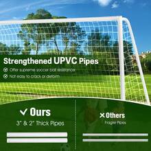 12 X 6 Feet Soccer Goal With Strong PVC Frame And High-Strength Netting-XY876864 - SP37865 - View 6