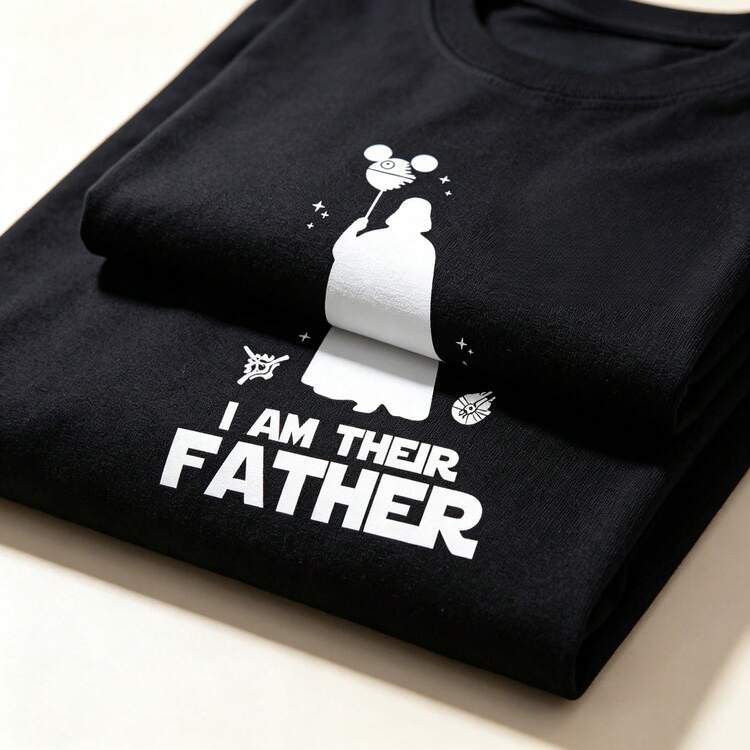The Father Shirt, Fathers Day Gift - Black - View 5
