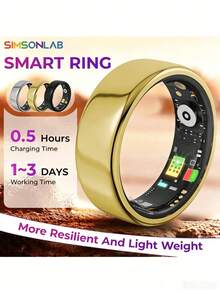 2026 Upgraded Waterproof Smart Ring, Wireless Connection, Multiple Sports Modes, Lightweight As A Feather, Sleep Mode, Pedometer, Comfortable Design, Ideal Gift For Friends - View 11