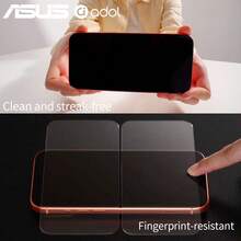 ASUS 2Pcs Ultra HD Tempered Glass Screen Protector For IPhone 17/16/15 Series, 9H Hardness Anti-Fingerprint Full Coverage Film With Dust-Free Installation Box, Shockproof & Case Friendly For IPhone, Newly Upgraded 3D Large Curved Edge Phone Screen Protector - Clear - View 8