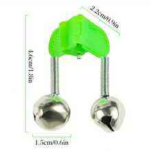 10/20/30/50pcs Clip-On Fish Bell Fishing Rod Alarm Bell For Fishing Rods And Sea Fishing - Multicolor - View 4