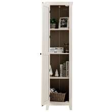 Linen Tower Bathroom Storage Cabinet Tall Slim Side Organizer With Shelf-White-XY293992 - FXCQVY8JD05RQ2 - View 4