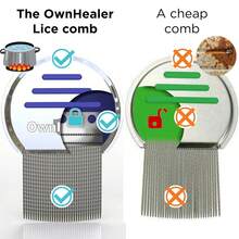 OWNHEALER Professional Lice Comb Kit - For Lice, Nits, And Dandruff Removal Quick Results For Head Lice Treatment - Suitable For All Hair Types Peine - Flavor NameA - View 2