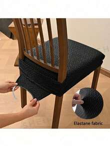 1pc Non-Slip Chair Cover, Soft Plaid Pattern, Elastic Chair Slipcover, Suitable For Office And Home Chairs, Beautiful High Elasticity Soft, Replace Old Surface, Protect Chair, Beautify Home - Multicolor - View 1