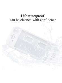 Protective Case Compatible With Switch OLED, Anti-Drop Anti-Dust Anti-Scratch Anti-Slip Design, Ergonomic Grip For Long-Term Comfort And Enhanced Gaming Experience - View 3