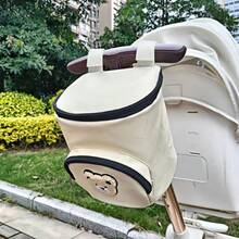 Stroller Hanging Bag, Portable Baby Diaper Bag, Multi-Function Baby Travel Storage Bag, Essential Newborn Baby Shower Gift - Bear - View 1