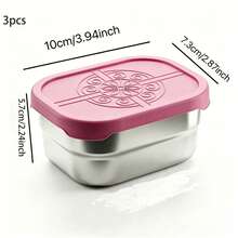 7pcs Stainless Steel Oval Seasoning Containers With Silicone Lids, Leak-Proof Durable Easy To Clean, Suitable For Seasoning Storage And Portable Meal Prep, Keep Countertop Tidy, Practical Gift (1pc/3pcs) - View 18