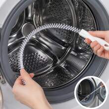 6pcs Washing Machine Drum Brush, Drain Cleaning Brush, Long Handle Cleaning Tool, Suitable For Bathroom And Kitchen Cleaning, Designed For Hard-To-Reach Areas, With Bristle Texture 1/3/6pcs - Multicolor - View 3