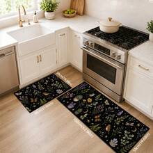 1pc Polyester Kitchen Drain Mat, Non-Slip Absorbent Quick-Dry Floor Mat, Kitchen Sink Countertop Mat, Home Door Mat, Living Room Bedroom Bathroom Decorative Mat, Pet Mat, Holiday Home Gift - Multicolor - View 10