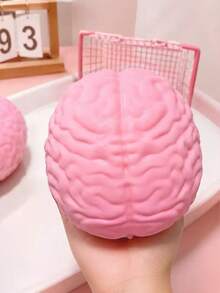 Realistic Brain Squeeze Toy, Extra Large Soft Squishy Toy, Funny Prank Stress Relief Finger Toy, Quirky Creative Decompression Toy, Unique Joke Gift For Party Tricks And Daily Stress Relief - Multicolor - View 10