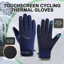 Men's Winter Warm Windproof Gloves, Touchscreen Silicone Non-Slip Grip, Suitable For Driving, Running, Cycling And Outdoor Sports - Sports 02 - View 3