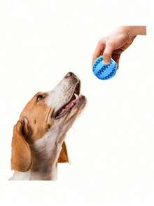 Interactive Dog Toy Ball, Rubber Pet Treat Dispenser Ball, Can Clean Teeth, Chew, IQ Training, Relieve Boredom, Slow Feeding Puzzle Toy, Suitable For Small, Medium And Large Dogs, Can Divert Chewing Attention, Prevent Chewing Shoes And Clothes - Multicolor - View 6