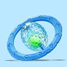 1pc Planet-Shaped Interactive Pull Ring Dog Toy, Middle Planet Can Rotate 360 Degrees, Press To Make Sound, Easy To Wash, And Material, Suitable For Medium And Large Dog Breeds, Interactive Tug Toy, Can Be Used Indoors And Outdoors, Dog Squeaky Toy, Pet Squeaky Toy - Multicolor - View 10