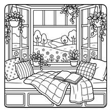 GDTME Bold Easy City Loft Coloring Book: Simple Thick Line City Loft Interior Design, Cozy Modern City Apartment Scenes, Suitable For Beginners And Adults - City Loft - View 4