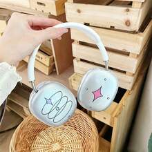 1 Pasang Ikat Kepala Gaya Korea Kartun Max TPU untuk Earphone Bluetooth Casing Pelindung Lembut Transparan - MultiWarna - View 5
