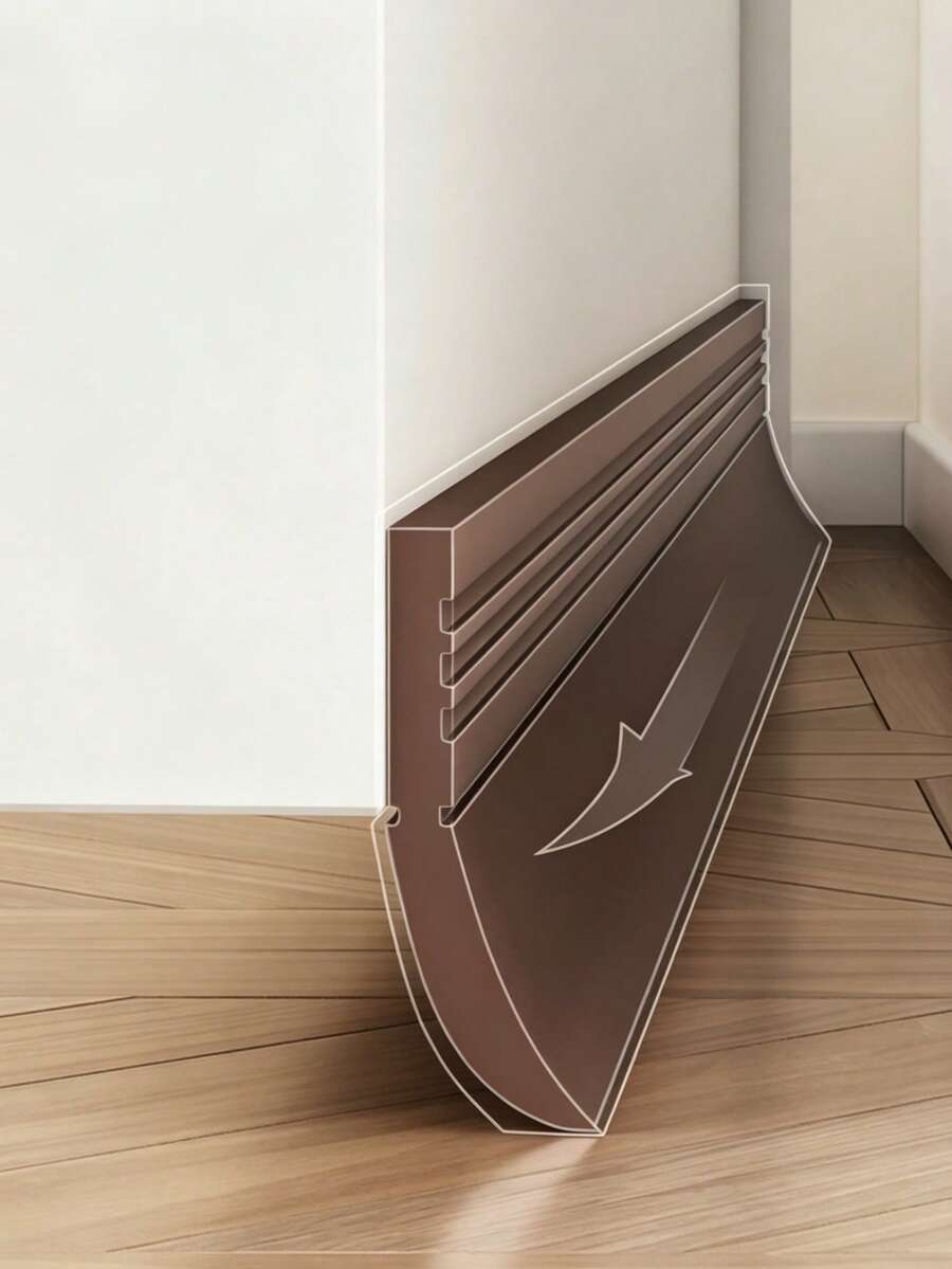 1 Self-Adhesive Door Bottom Sealing Strip, 39.37 Inches Long, Windproof And Soundproof Door Bottom Sealing Strip, Suitable For Various Door Types, Solves Insulation And Dust Prevention Problems, And Provides Insulation And Insect Proof Functions