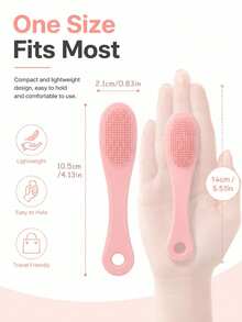 Black Striped Silicone Pet Grooming Brush, Cat And Dog Universal Comb - Multicolor - View 7