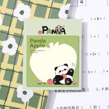 1pc Cute Cartoon Panda Pattern Sticky Notes, Writable Self-Adhesive Mini Notepad, Portable Memo Paper Suitable For School, Office, Home, DIY Scrapbook Diary To-Do List Page Marking, Cute Gift For Panda Lovers And Students - one-size - View 16