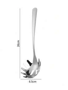 9 Inch Stainless Steel Pasta Tongs With Perforated Spoon Head, Suitable For Cooking Noodles, Pasta, Eggs And Vegetables, Durable Kitchen Tool, Convenient For Serving And Draining - View 15