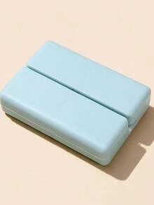 1Pc 7-Day Pill Organizer Box, Divided Design, Suitable For Travel, Store Medicines, Vitamins And Fish Oil Supplements, Foldable Double-Layer Storage Box, Magnetic 7-Compartment Pill Case - one-size - View 11