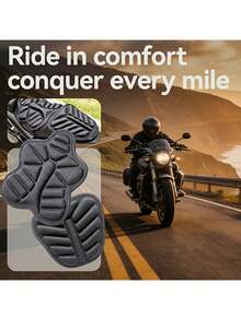 Motorcycle Seat Cushion Front And Rear Comfortable Pad, Universal Shock-Absorbing Breathable Anti-Slip Lycra Material, Suitable For Motorcycles And Scooters, Motorcycle Essential - A - View 5