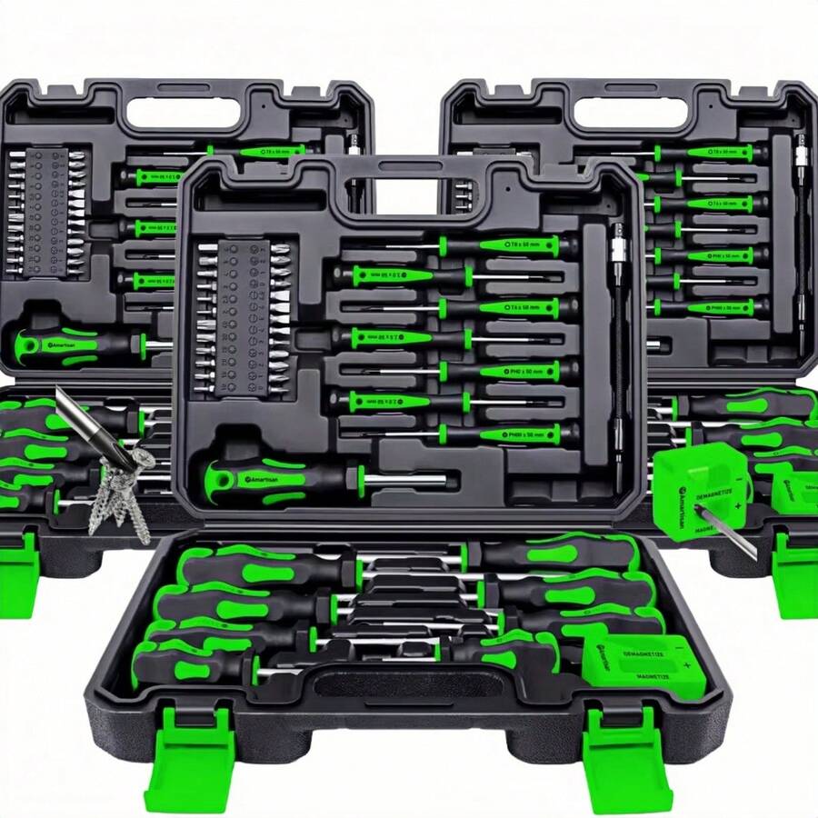 115/46pcs Professional Car Repair Tool Set: Portable Durable And Easy To Use Ratchet Wrench Set - Suitable For Car, Boat, Motorcycle Repair, Home Industrial Repair - Includes Carrying Case - Multicolor - View 1