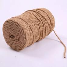Jute Rope Twisted Heavy Duty And Thick Twine Rope For Cat Scratcher Scratching Post Tree Craft Projects Gardening Home Decoration Packing Bundling(Cat/Cat Stuff/Cat /Pet Supplies/Cat Supplies) - A - View 18