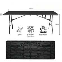 Folding Tables - Black - View 2