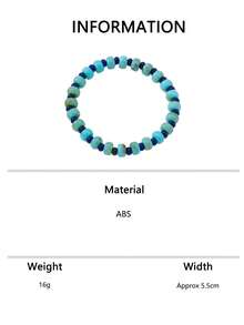 1pc/4pcs Bohemian Dopamine Colorful Beaded Bracelet Set, Floral Shell Vacation Style Layered Bracelets - Beaded Bracelet - View 9