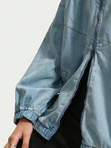 Nike Women's AS W NK WR Denim Jacket IV4962-440 - Blue - View 4