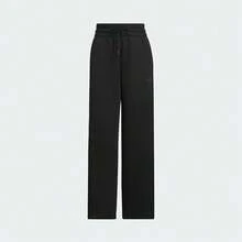 Celana Jogging Kasual Longgar Lurus Adidas Wanita CW WIDE KN PNT - Hitam - View 5