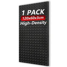 TOUO 1-4 Packs Acoustic Panels Soundproof Foam Pyramid 47.2"X23.6" Wall Dampening For KTV, Living Room, Studio - TOUO - View 14