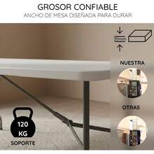 Folding Tables - Black - View 5