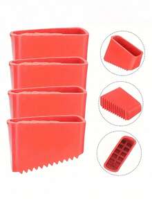 2pcs High-Grade Caravan Ladder Foot Protection Pad - Super Strong Grip, Weather-Resistant Rubber Sleeve, Suitable For Ladders - Easy Installation, Durable And Long-Lasting, It Is A Component Suitable For Caravans. Must-Have For Camping Enthusiasts - Protective Case - View 6