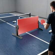 66cm Table Tennis Rebound Board With Support Stand, Red Ping Pong Return Panel, Solo Self-Training Equipment For Single Player Indoor Hitting And Table Tennis Skill Practice - Red and Black - View 6