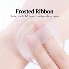 1pc Transparent Silicone Body Lotion Applicator, Soft Water Drop Shaped Skincare Spreader, Cream & Sunscreen Application Tool, Reusable Beauty Accessory For Body Care - Multicolor - View 3