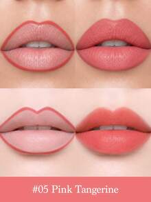 ETUDE Love Mark 啞光唇線筆，持久防水，奶油般質地，適合唇部輪廓勾勒與塑形，日常必備 - #07 Peach Apricot - 查看 6