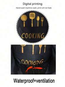 1 buah Celemek Tahan Air Poliester Tahan Lama, Celemek yang Dapat Disesuaikan, Penutup Celemek Dapur, Celemek Sekolah, Termasuk dalam Perlengkapan Dapur, Aksesori Dapur; Tali Leher dengan Saku, Unisex, Cocok untuk Memasak, Memanggang, Membakar, BBQ Luar Ruangan, Perjalanan RV, Berkemah, Cocok untuk Berbagai Liburan dan Musim Kembali ke Sekolah; Dapat Berfungsi sebagai Dekorasi Dapur, Cocok untuk Dekorasi Rumah Secara Keseluruhan, Juga Cocok untuk Dekorasi Kamar, Kelas, Perlengkapan Memasak Praktis di Rumah dan Asrama - MultiWarna - View 6